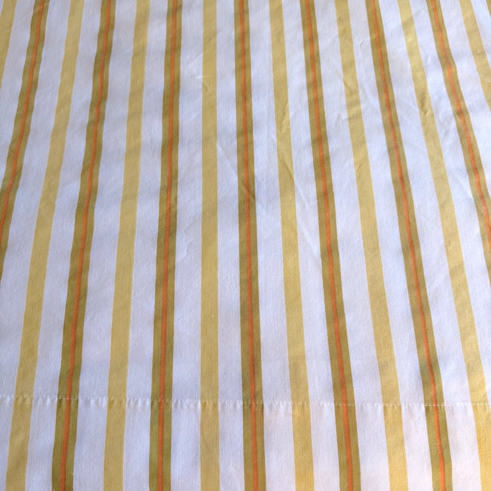 VTG Full Size Flat Sheet, Striped, Sears